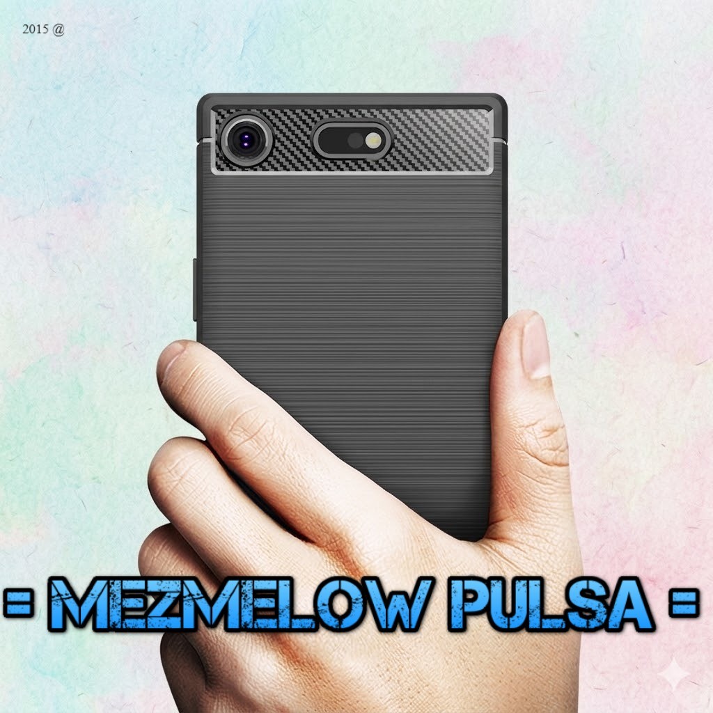 TPU Fiber Carbon Casing Caseng Softcase SONY XPERIA XZ1 BIASA