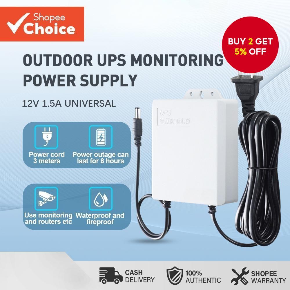 5400ma 12V 1.5A Mini UPS Battery Backup for WiFi Router Modem and ...