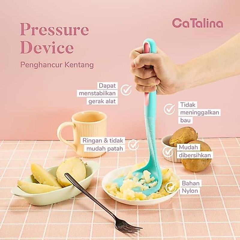 Potato Masher alat Penghancur Kentang - Gambar 2