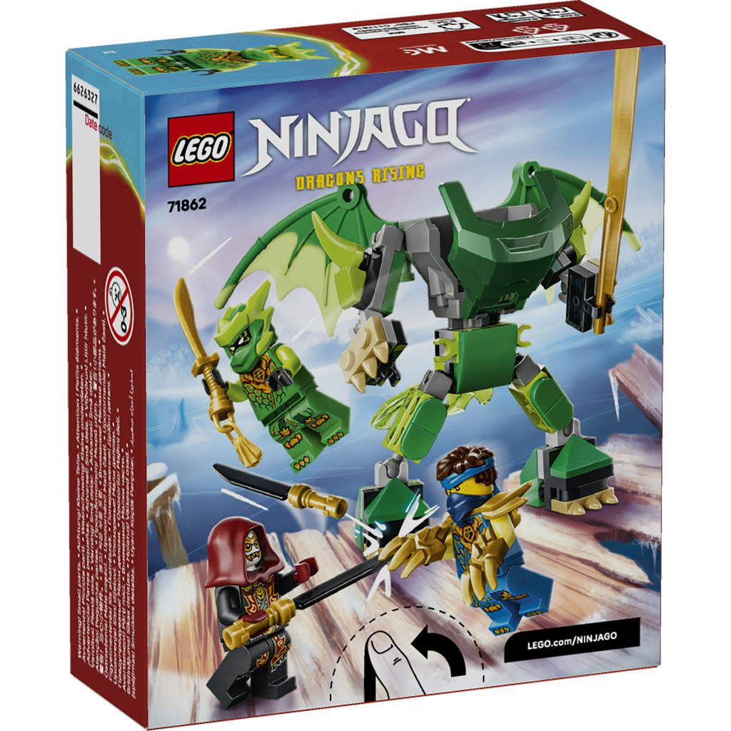 LEGO Ninjago 71862 Lloyd's Dragon Mech Battle Pack (81 Pieces), Mainan Anak Laki Laki, Toys, Bricks - Gambar 4