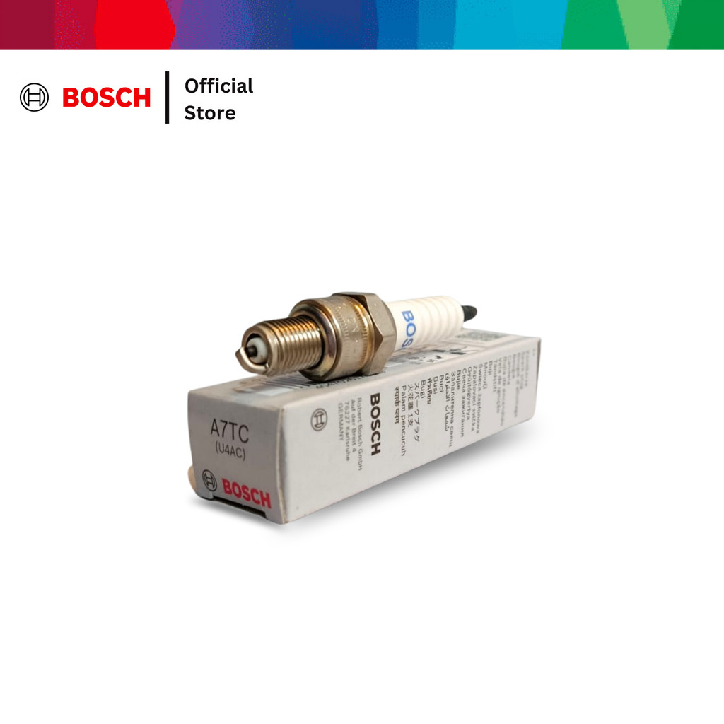 Bosch U4AC - A7TC Spark Plug Busi Motor Yamaha Mio 115, Mio Soul 115, Jupiter 100, Fino 115, Crypton 100 - Original - Gambar 4