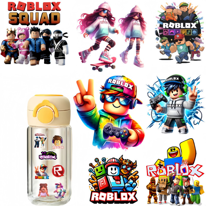 Roblox Crystal transfer printing stickers, handmade DIY waterproof and ...