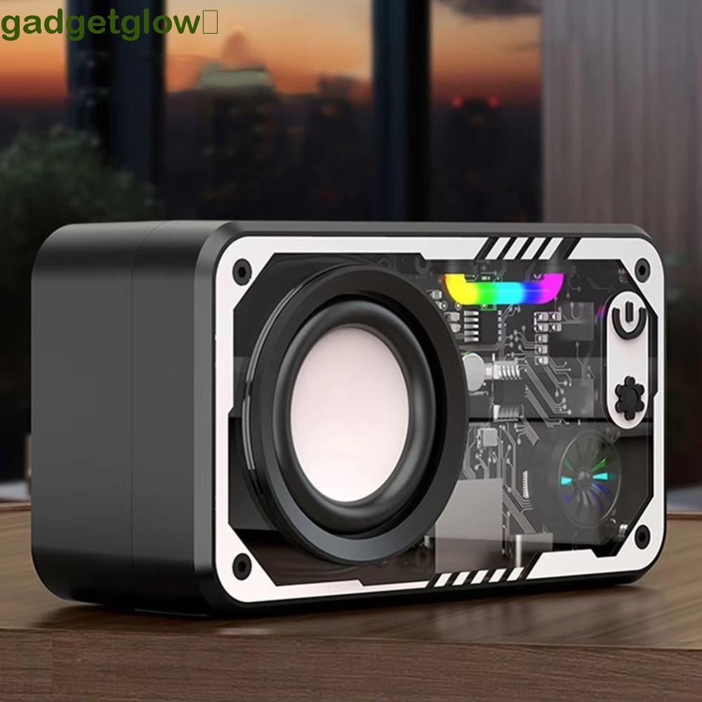 GADGETGLOW Wireless Bluetooth Speaker, RGB Light Sound Light Rhythm ...