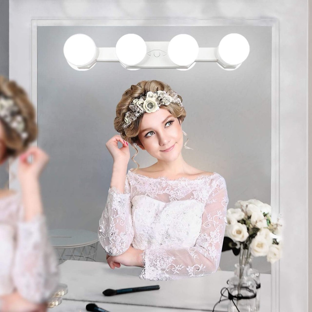 Portable Makeup Light,Cordless Led Vanity Mirror Lights with Brightness ...