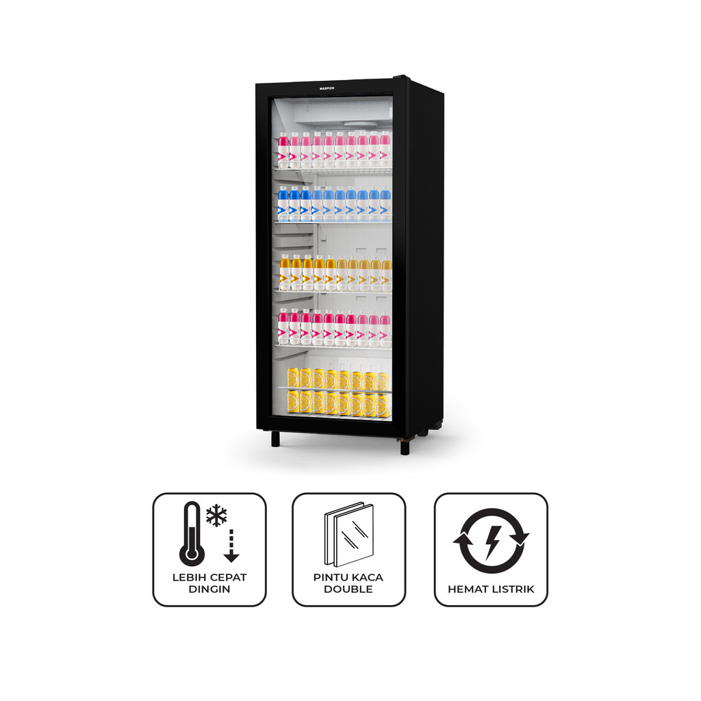 Maspion Lemari Pendingin Showcase 200 Liter MSC - 200 - Gambar 4
