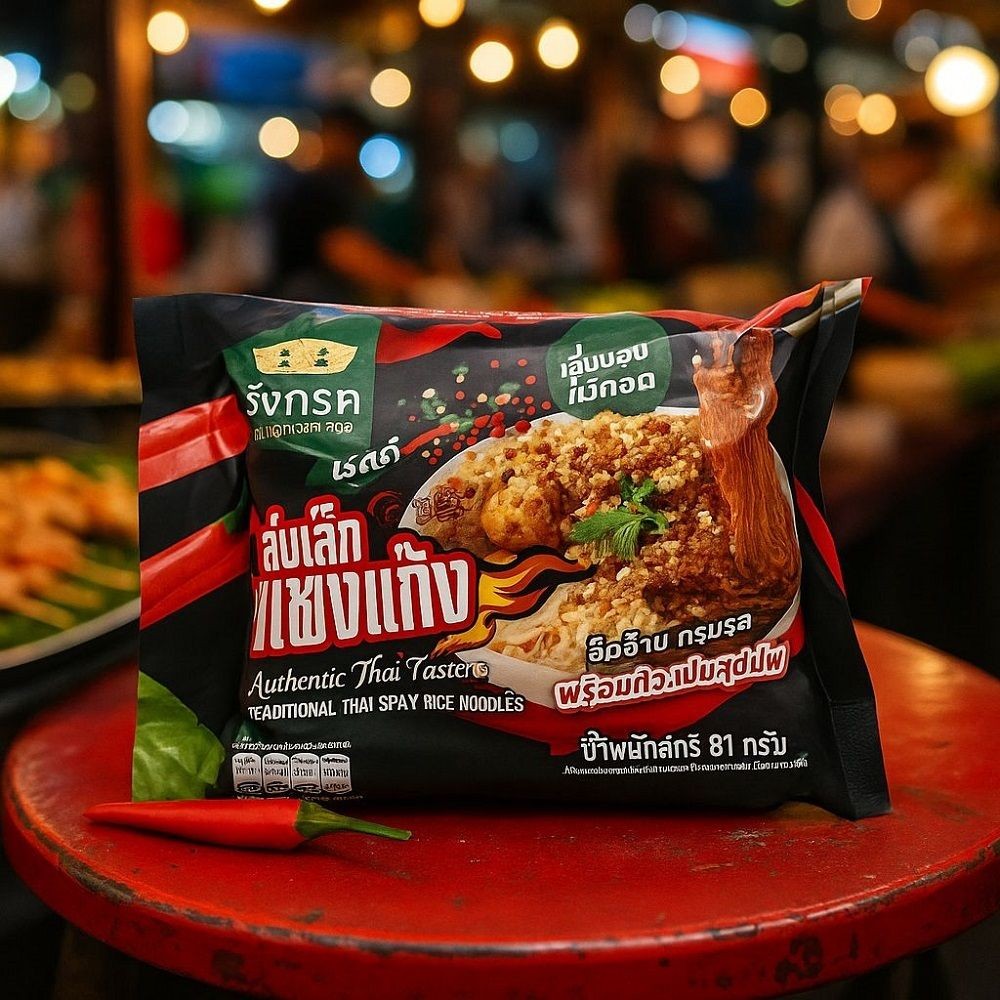 [THAI ] DOUBLE DRAGON RICE NOODLES THAI SPICY FLAVOUR 81G | Shopee ...