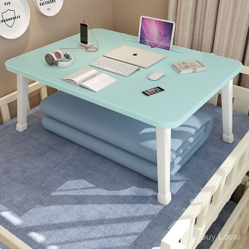 Table Bed Desk Folding Small Table Lazy Table Study Table Bed Small ...