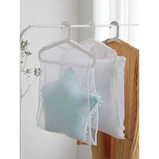 Knl White Pillow Drying Net Hanging Type Good Ventilation Quick Space ...
