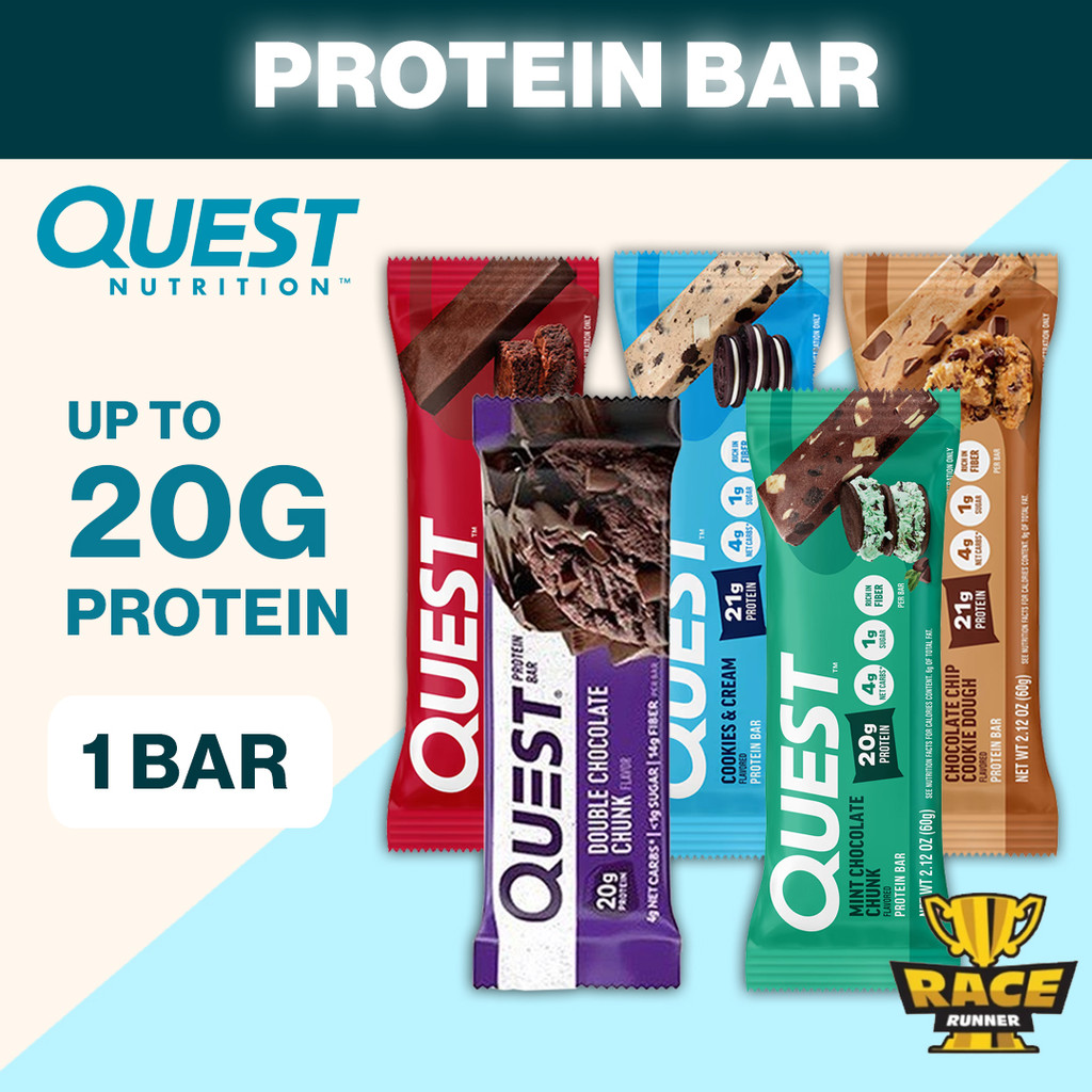 Quest Nutrition Protein Bar 1 Bar High Protein Low Sugar (Select ...