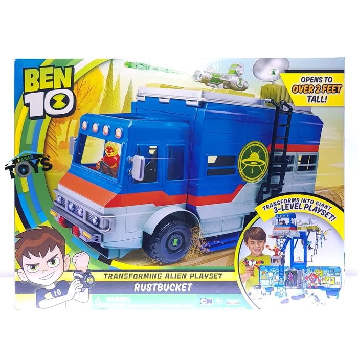 Ben 10 Rustbucket Deluxe Transforming Vehicle to Playset Ben10 | Shopee ...