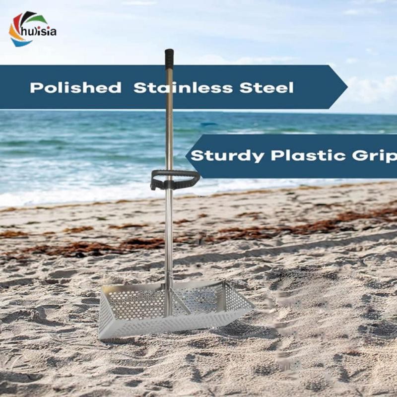 [chulisia] Sand Fleas Rake Handheld Seafood Digging Rake Sand Sieve ...