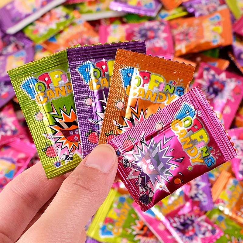 Influencer Popping Candy Children Commercial Popping Candy Lollipop ...