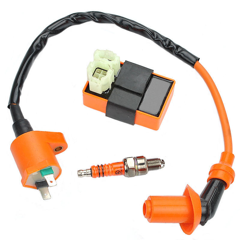 Motorcycle High Pressure Pack Igniter Spark Plug GY6-125-150CC Pedal ...
