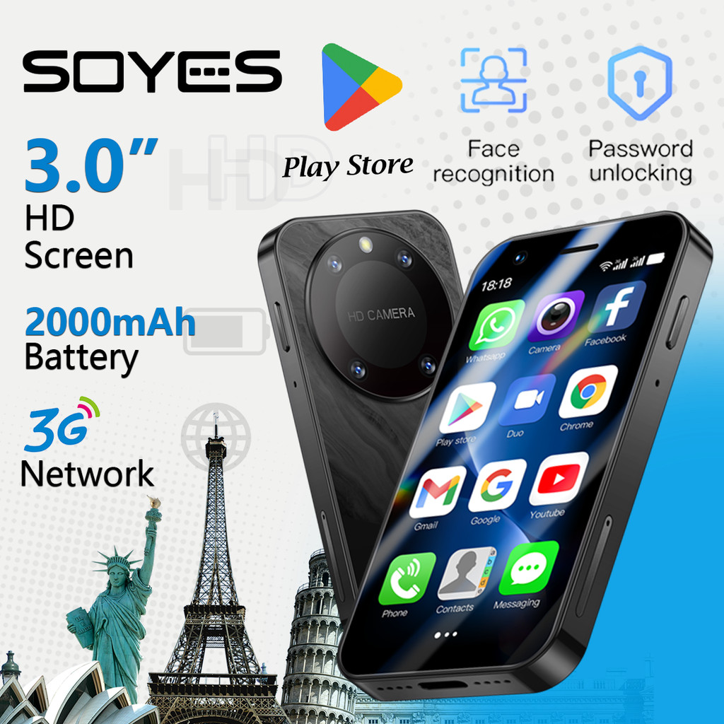SOYES F8 Pro Max Mini Android 8.1 Smartphone -3.0 inches | 2GB+16GB ...