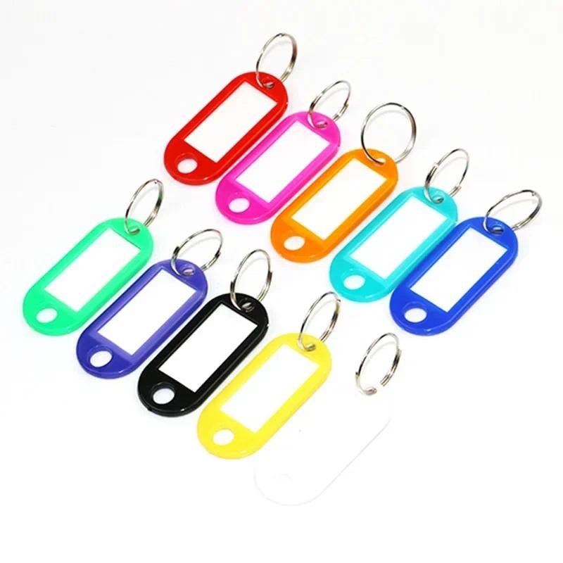 20pcs Colorful Plastic Key Chain Key Tags House Bags Keys Label ...