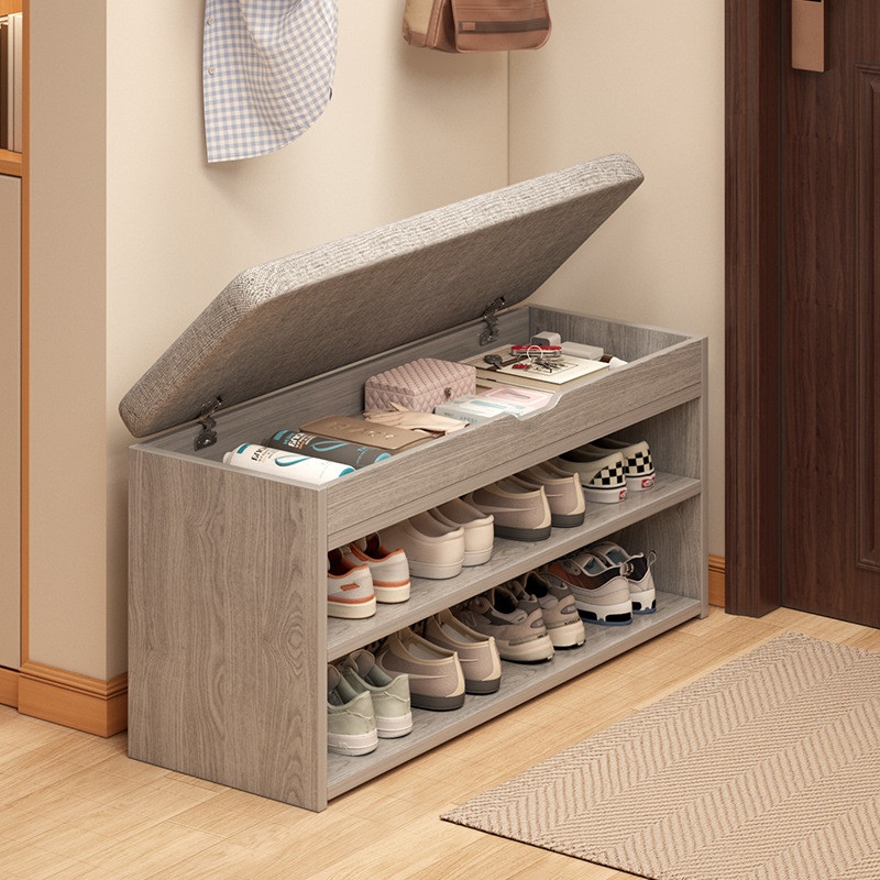 JR SG⚡Shoe Bench Home Entryway Shoe Rack with Seating Integrated ...