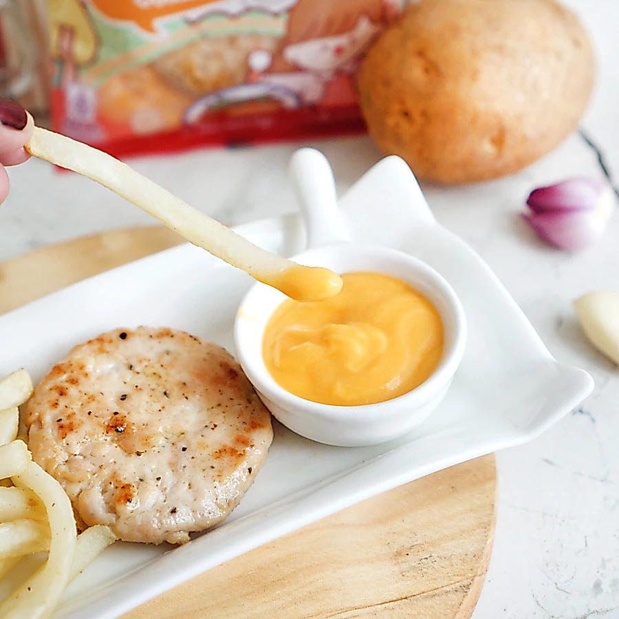 Resep Roemah Toddler Hamburg Steak dengan Saus dan Pelengkap / Menu BB Booster / Tinggi Protein dan Kalori Booster / Halal Mpasi Anak / Frozen untuk Anak / No MSG - Gambar 3