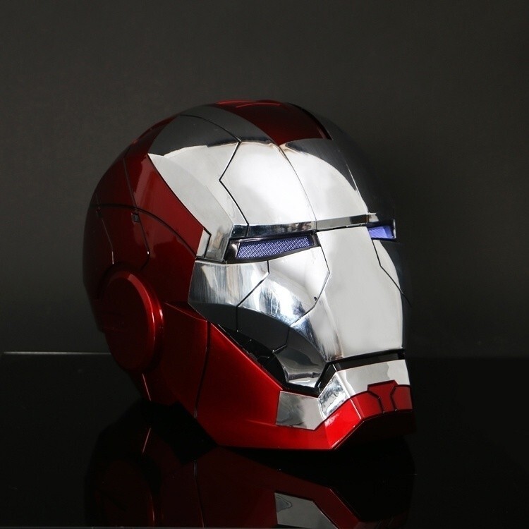 1:1 Iron Man MK5 Jarvis Deformable Voice Control Wearable Helmet Electroplated
