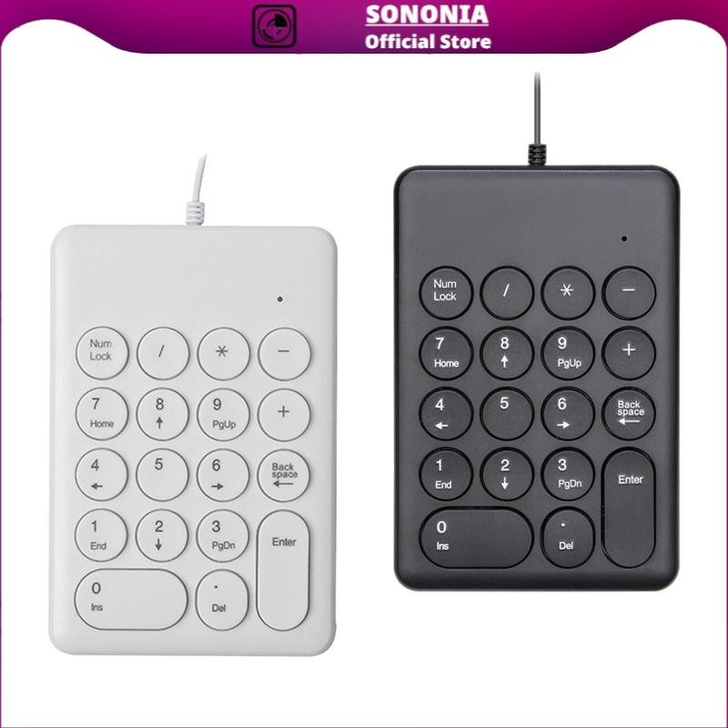 [SONONIA] Wired USB Numeric Keypad 18 Keys for Accounting Teller ...