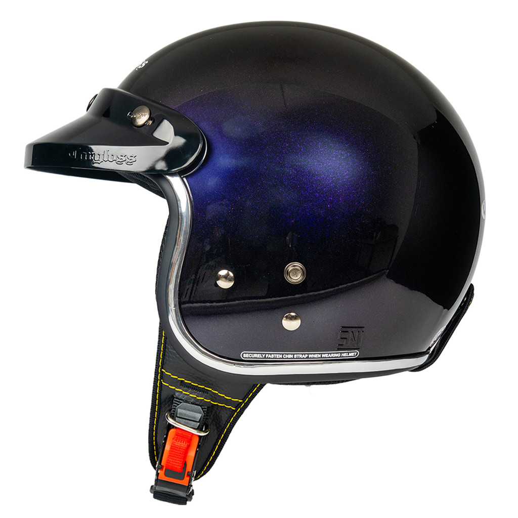 Cargloss CFM 2 Moonlight Retro Helm Half Face - Purple - Gambar 3