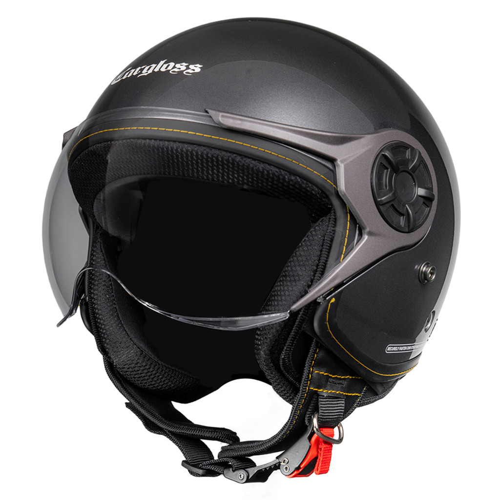 Cargloss YRM Helm Half Face - Anchor Grey