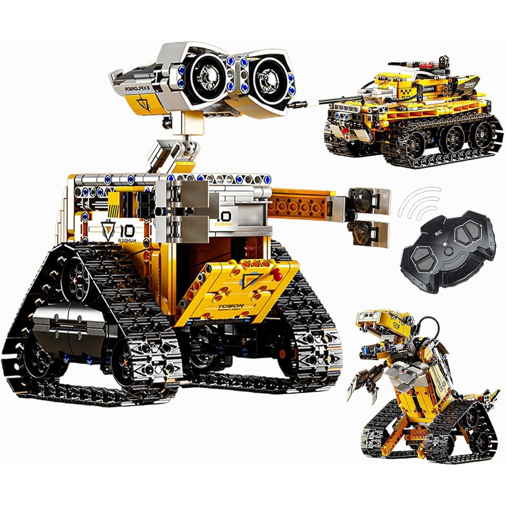 Robot Building Set with Remote Control, Tracked RC Robotics Building ...