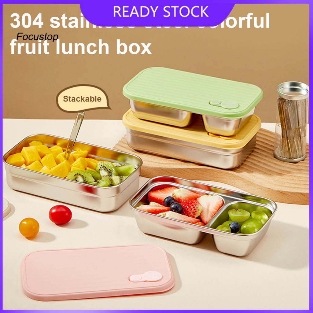 FOCUS Double Compartment Snack Containers Travel-friendly Snack ...