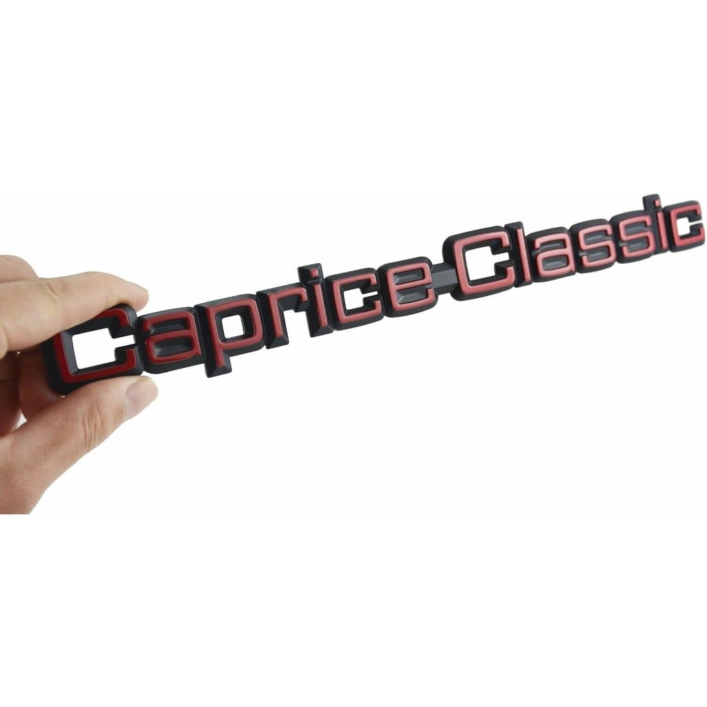 1Pc Caprice Classic Trunk Lid Emblem 3D Letter Plastic NamePlate Car ...