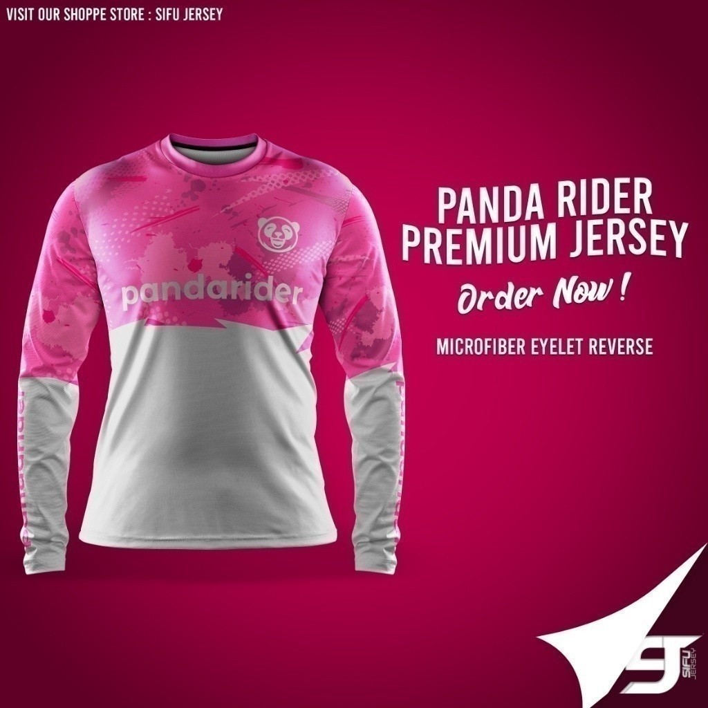 fashion 2025 PANDA RIDER PREMIUM JERSEY READY STOCK [UNK] BAJU FOOD ...