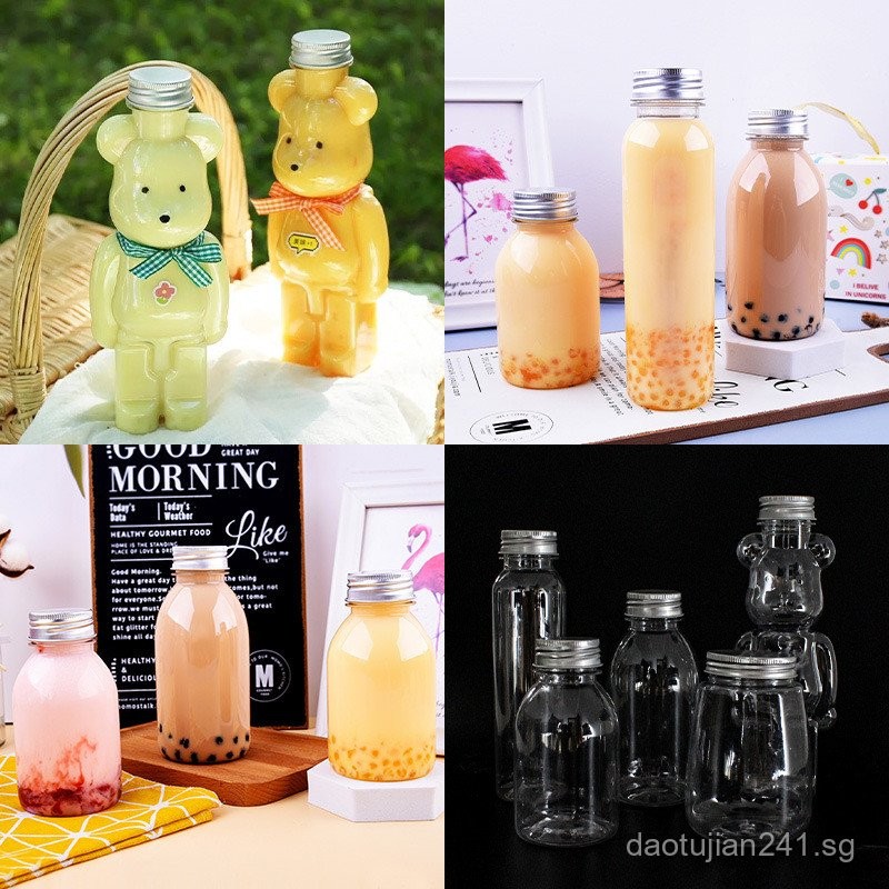Milk Tea Bottle Tapioca Juice Mango Pomelo Yogurt Beverage Bottle ...