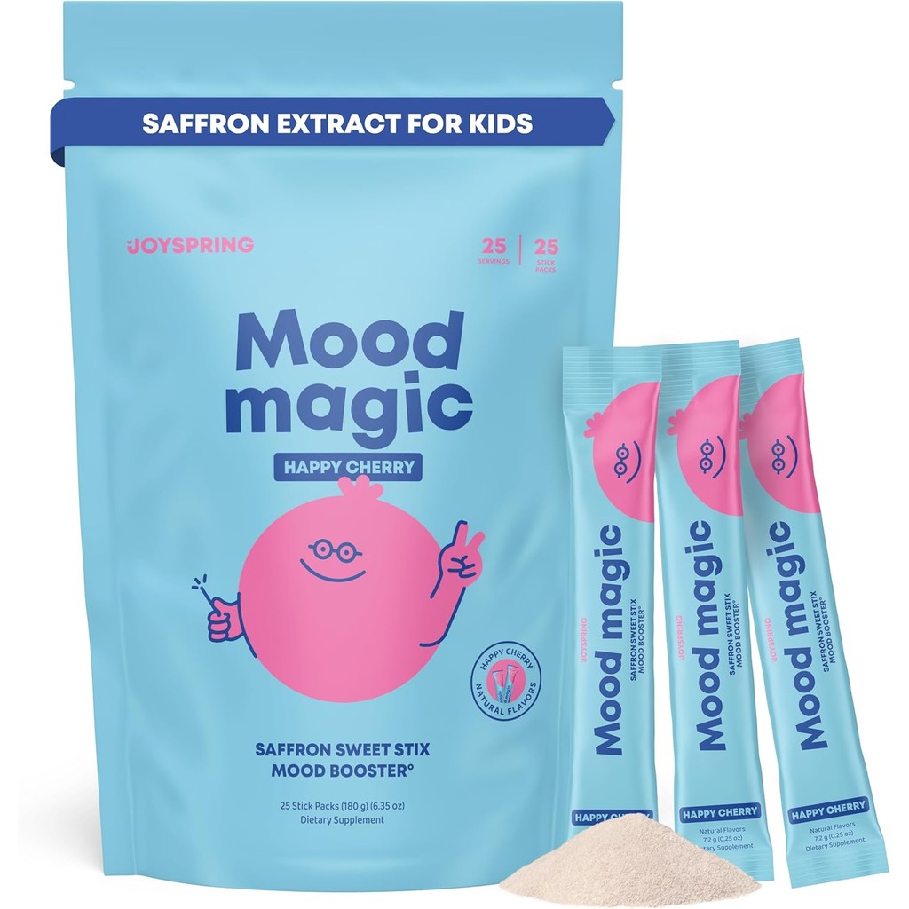 JoySpring Pixie Sticks with Saffron & GABA for Kids | Mood Balance ...