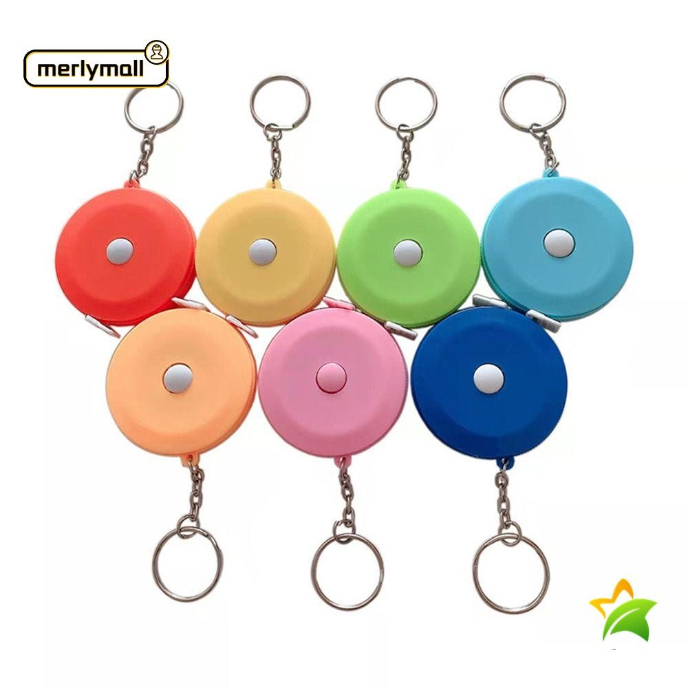MERLYMALL Keychain Tape Measure, Keyring Delicate Retractable Ruler ...