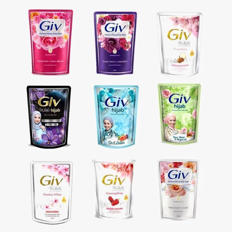 Giv B ody Wash Cair Harum dan Lembut 60ml - Gambar 2