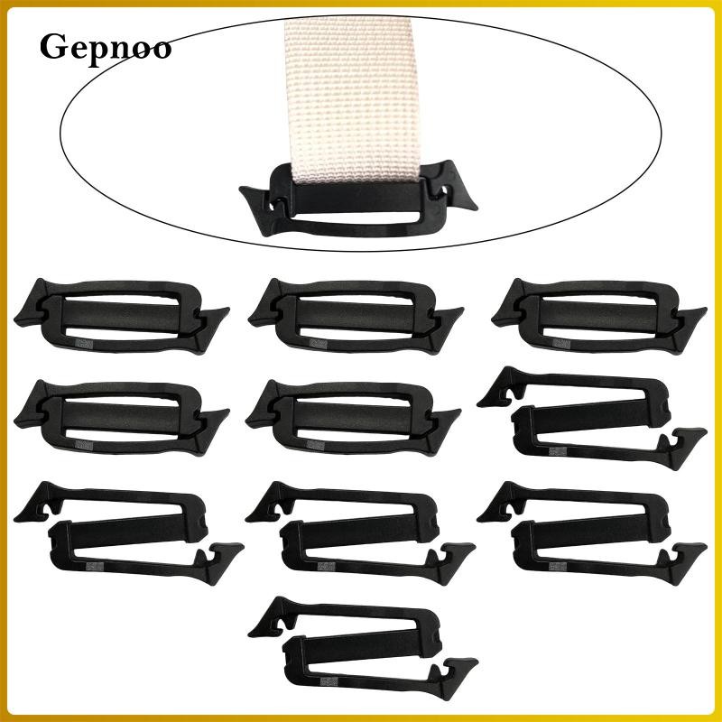 Gepnoo 10 Pieces G Hook Webbing Buckles 1 inch Hardware Quick Release ...