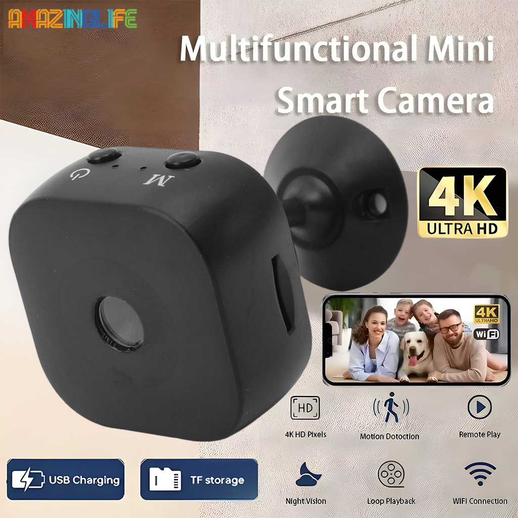 Two-Way Mini Smart Battery Camera - HD Portable Home Intelligent ...