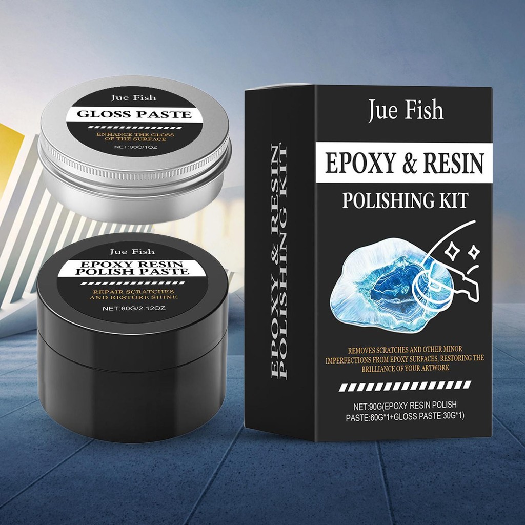 Epoxy Resin Polishing Kit Restore Luster Creamy Paste Epoxy Scratch ...