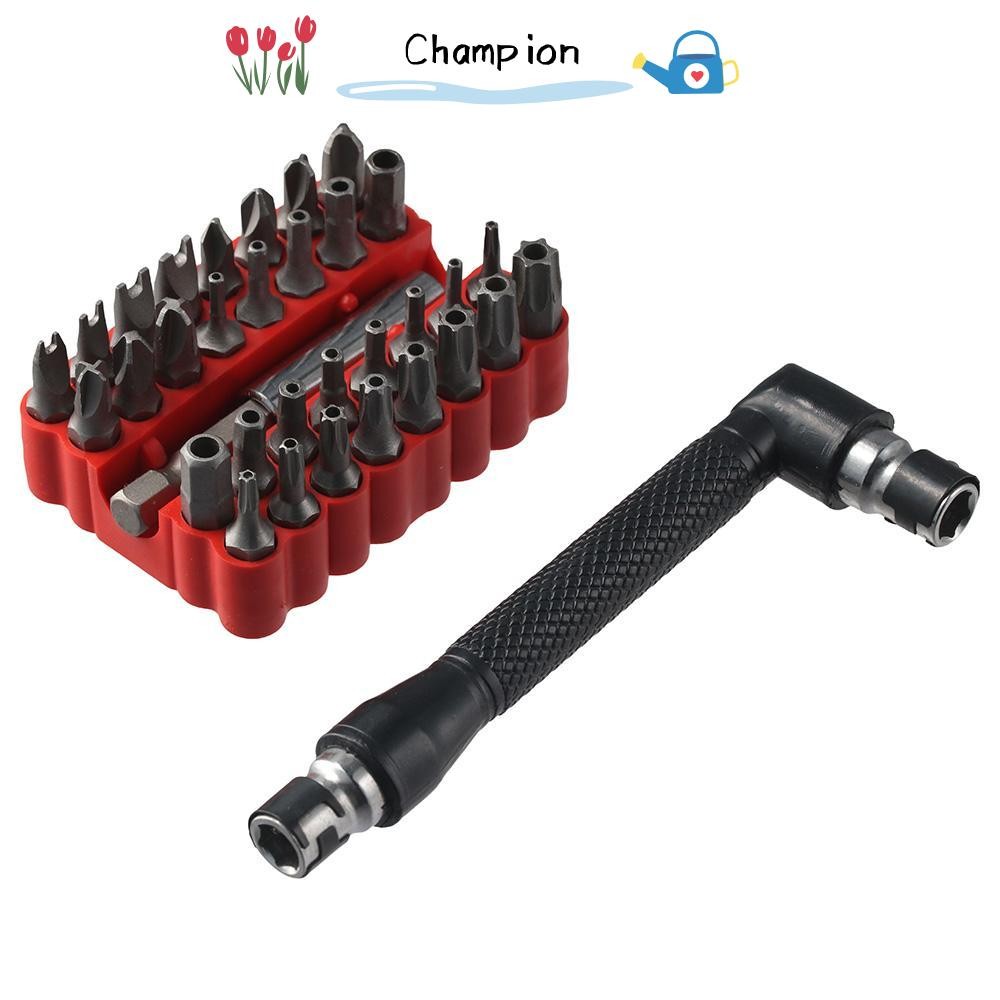 CHAMPIONO Security Screwdriver Bit Set, Quick Release Steel Hex Shank ...
