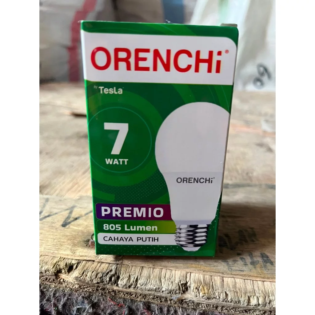 (BUBBLEWRAP) 7 WATT / BOHLAM LAMPU LED ORENCHI PREMIO GARANSI 1 TAHUN