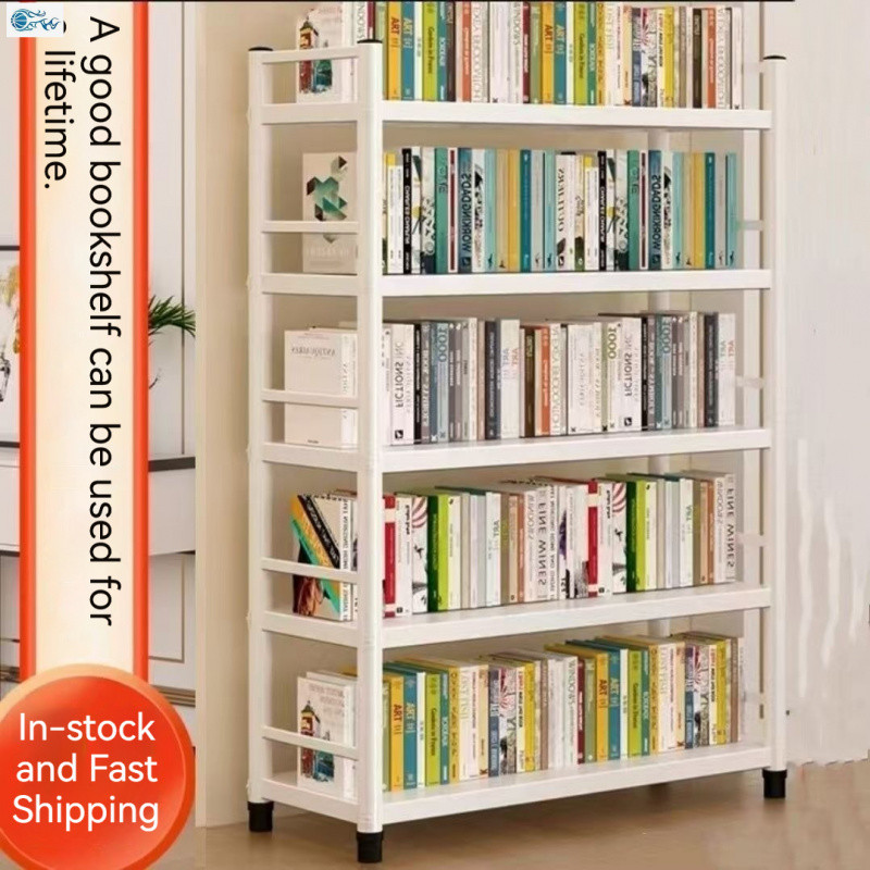 Floor-standing Bookshelf Heavy-duty Multi-tier Storage Cabinet Multi ...