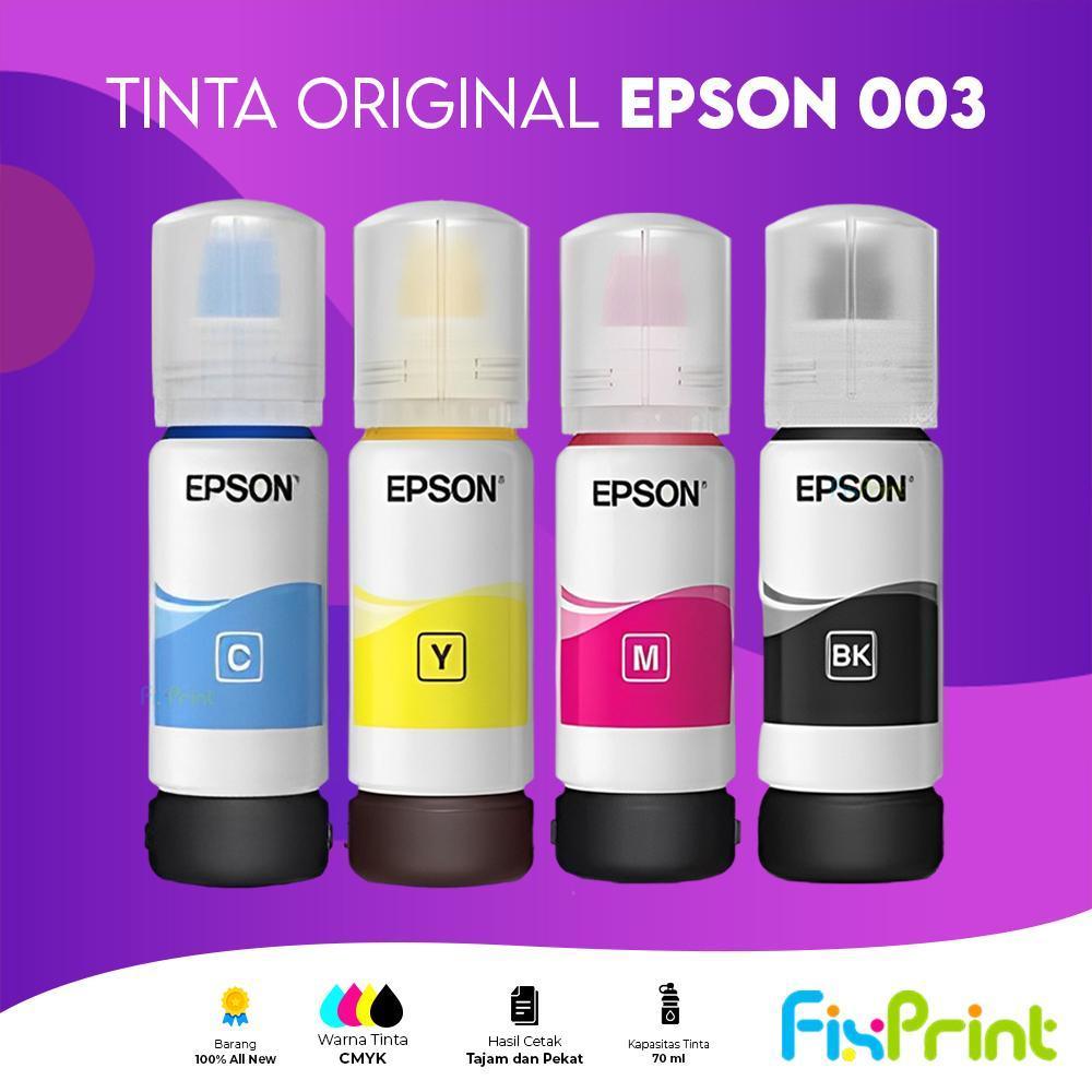 FixPrint Tinta Original Epson 003 Printer L3550 L3556 L5590 L3210 L3211 L1211 - Gambar 2