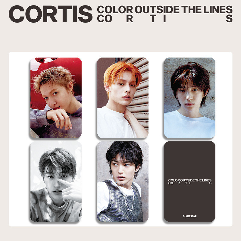 5-7pcs CORTIS COLOR OUTSIDE THE LINES Album Lomo Cards What You