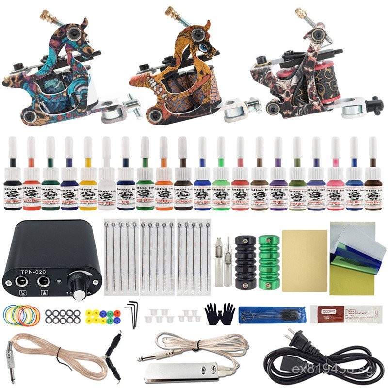 Tattoo Wholesale Beautiful Stamping Machine Equipment Tattoo Set ...
