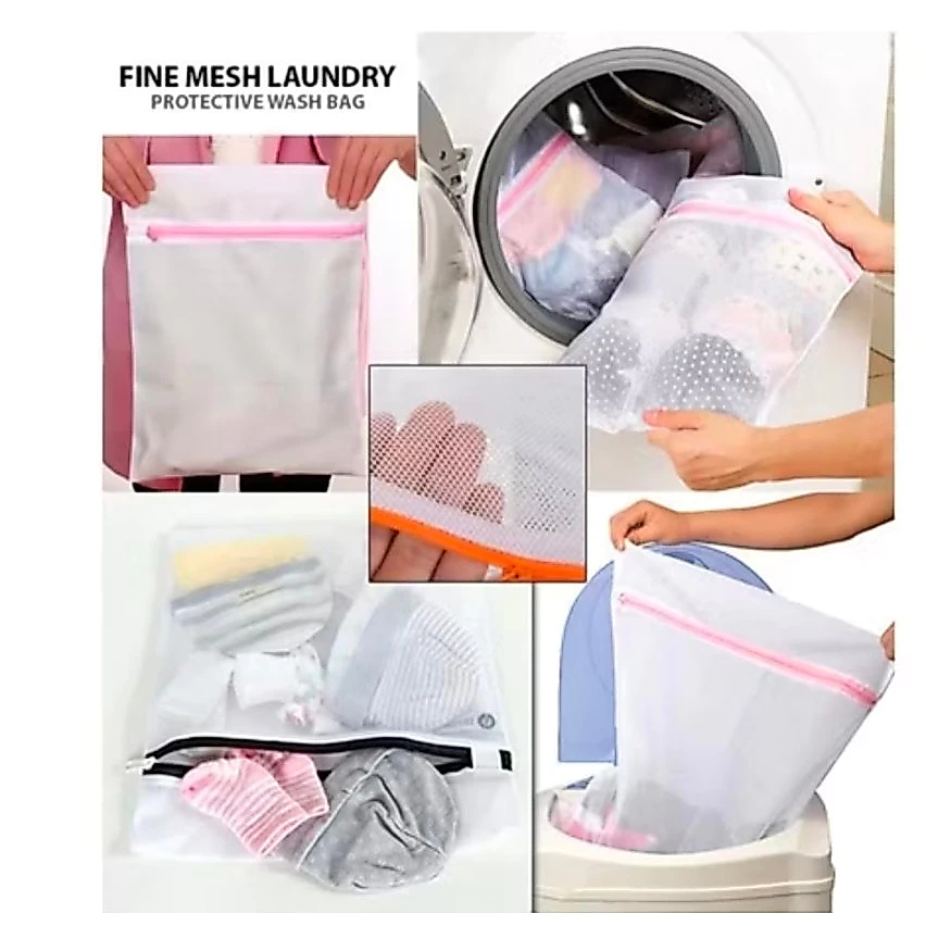 AFL 40X50 / WASHING BAG KANTONG JARING LAUNDRY PAKAIAN MESIN CUCI - Gambar 3