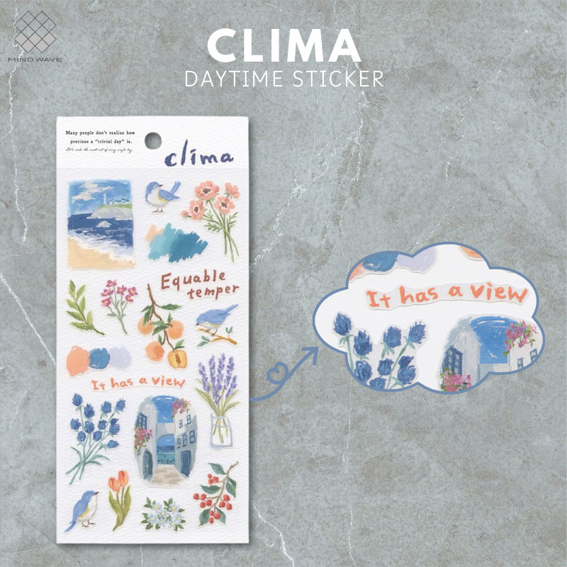 Mind Wave Clima Creamer Sticker - Daytime Tracing Paper Cute 81, Japan ...