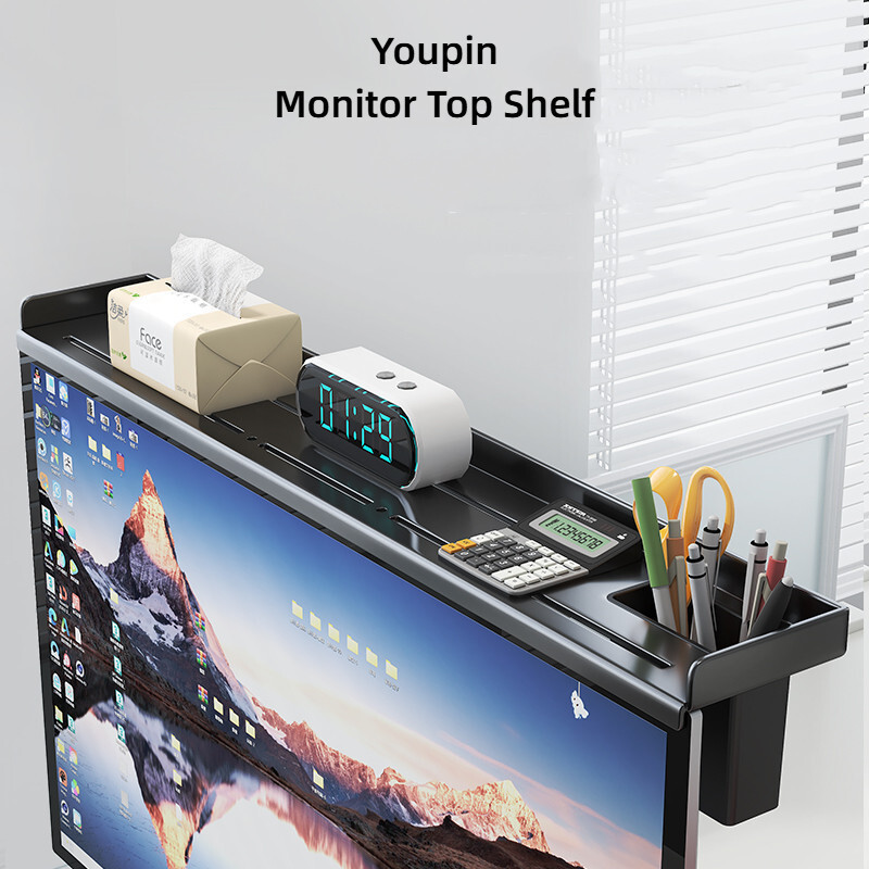 Youpin Monitor Top Shelf Computer Elevated Rack Above the Screen ...