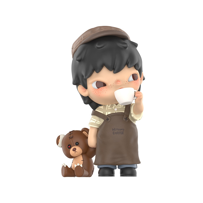 P POPMART HIRONO Coffee Figure Trendy Play Decoration Gift