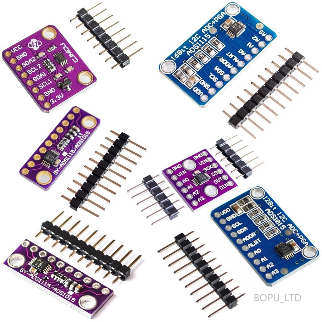 16 Bit I2C IIC ADS1115 ADS1015 ADS1118 Converter Module PCA9306 ADC ...