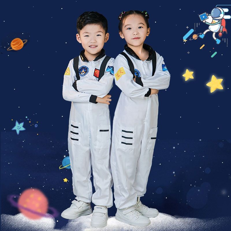Space Day Children Space Suit Astronaut Costume Astronaut Air Games ...