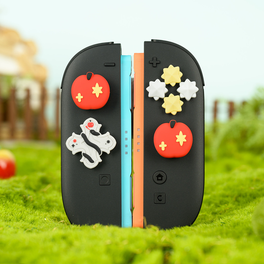 Silicone Cross D-Pad Button Caps Set Cute Joystick Cover ABXY Key ...