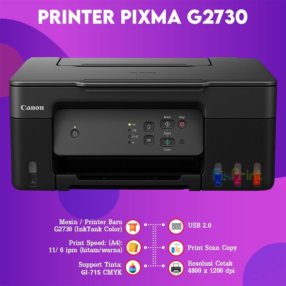 FixPrint Printer Canon PIXMA Ink Efficient G2730 Purple G1010 G1730 Garansi Resmi - Pengganti Canon G2770 G2010 G1737 G1020 - Gambar 4